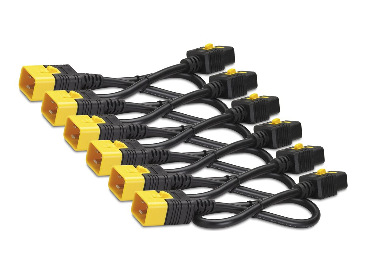 APC Color Coded Locking Power Cords Power cable IEC 60320 C20 to IEC 60320 C19 blue pack of 6
