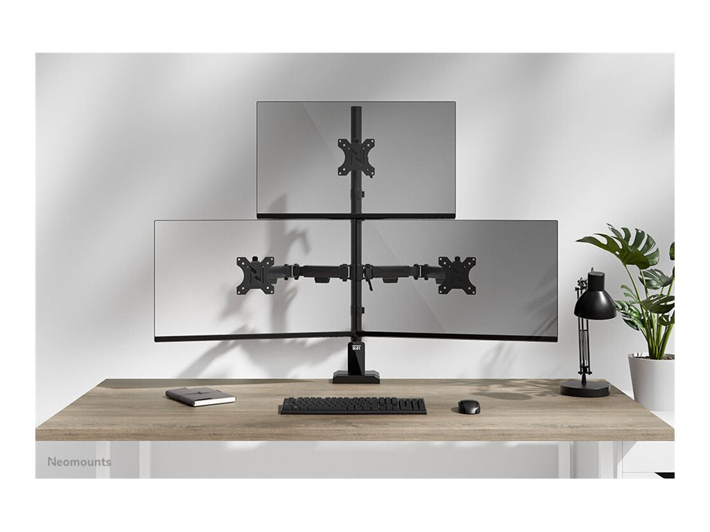 Neomounts DS60-600BL2-1 Triple monitor a
