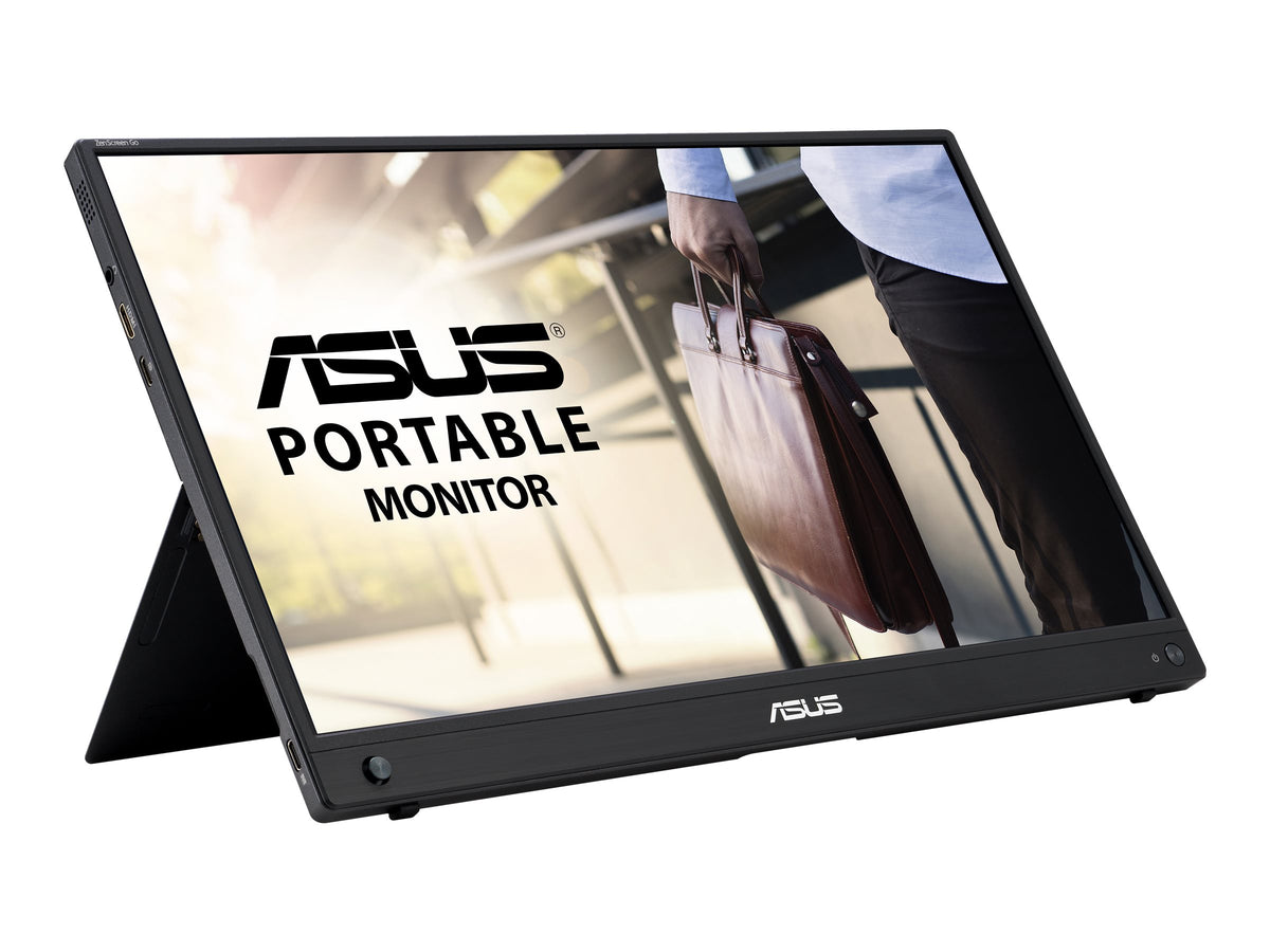 ASUS MB16AWP 15.6p WLED IPS FHD AG 16:9 60Hz 250cd/m2 5ms Mini HDMI USB Type-C 2x1.5W speaker Black+Gun Metal