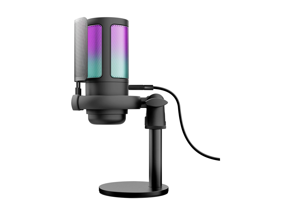 TRUST Microphone AURON USB éclairé noir