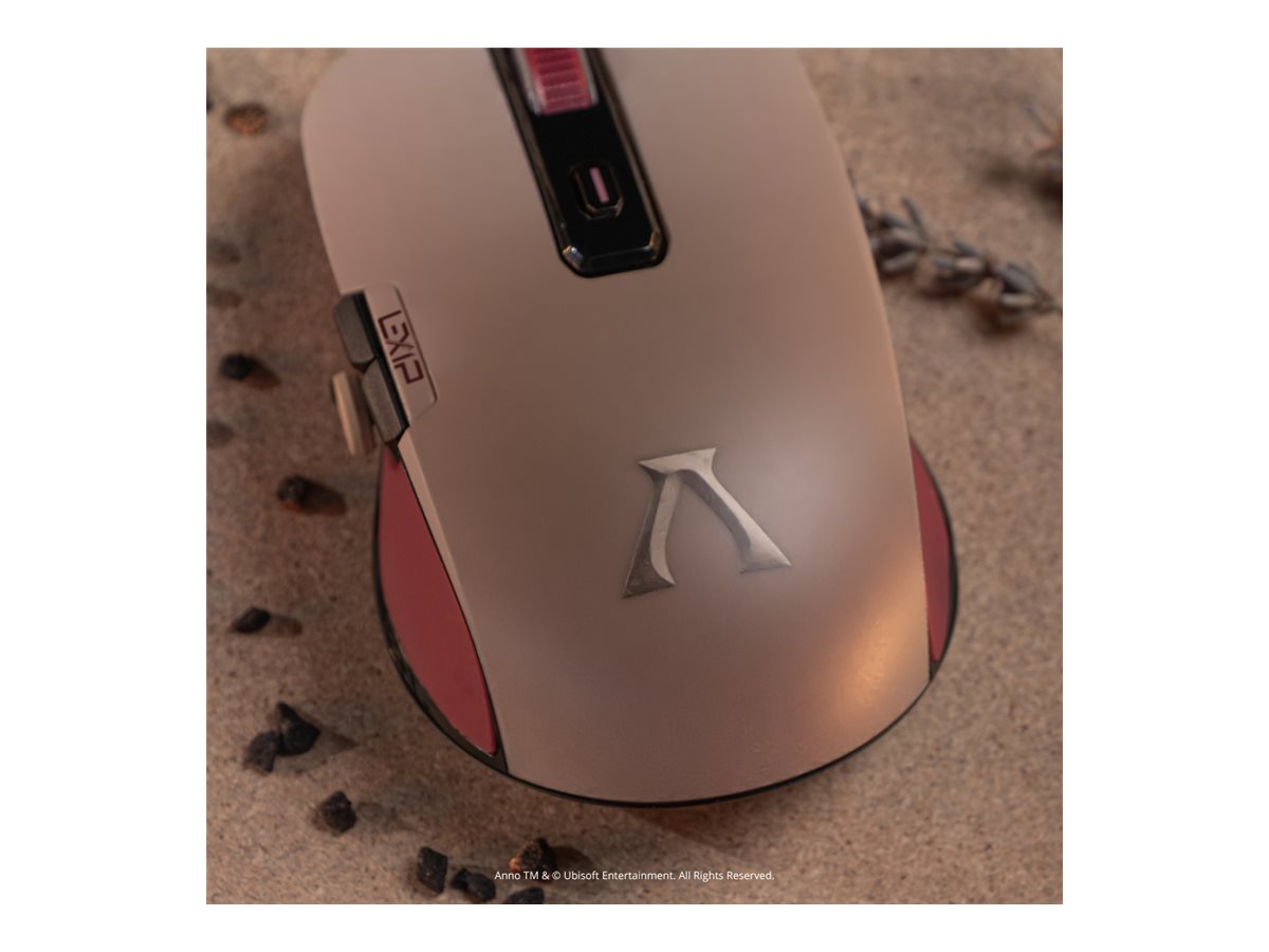 LEXIP X UBISOFT ANNO 117 Bundle Flex Pro-Air Mouse + Mousepad