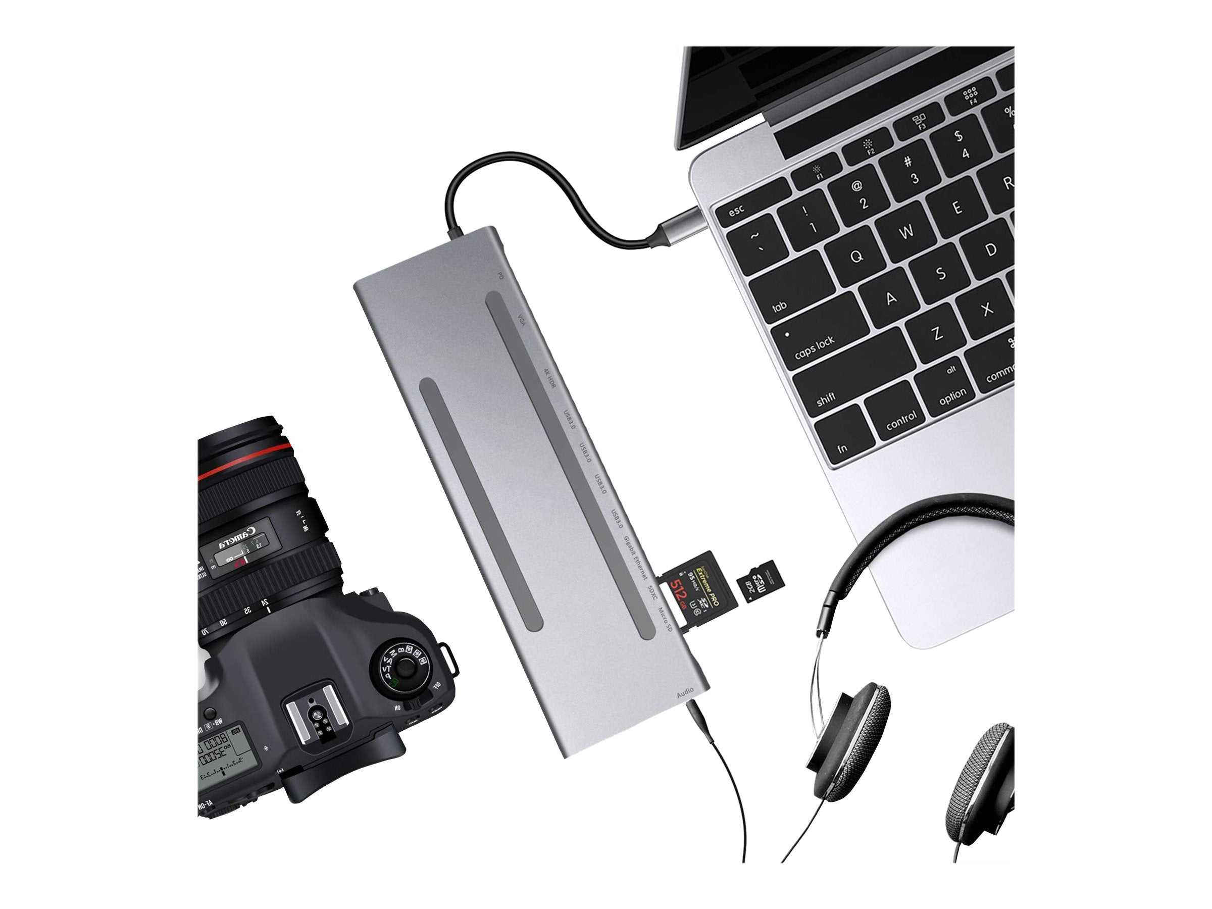 TNB 11in1 USB-C Type C Dock With This USB-C Hub Easily Connect All USB-A Compatible Devices To A Device An HDMI Cable
