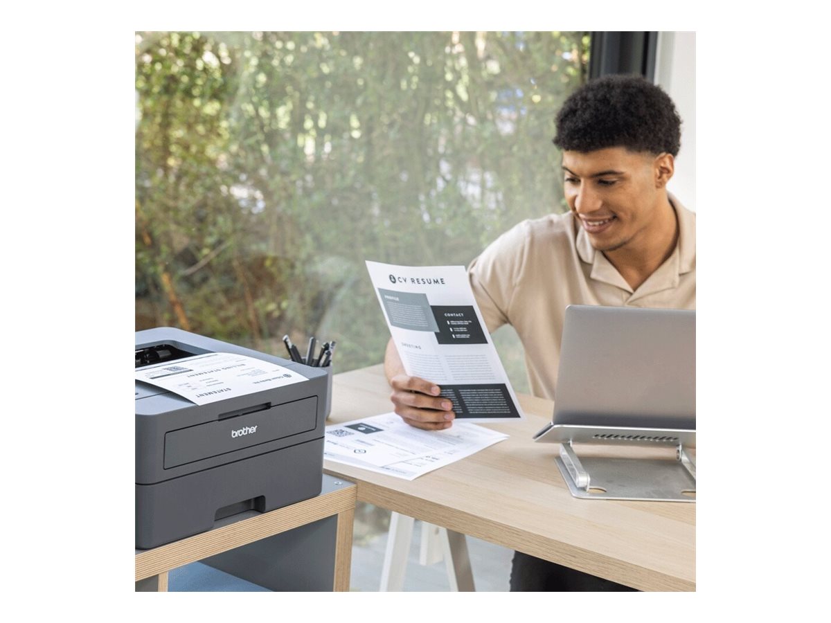 BROTHER HL-L2445DW monochrome laser printer with double-sided printing Ethernet and WiFi networking 1.200-page toner cartridge 32ppm