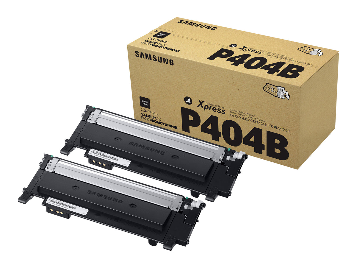 SAMSUNG CLT-P404B/ELS 2-pk Blk Toner Crtg