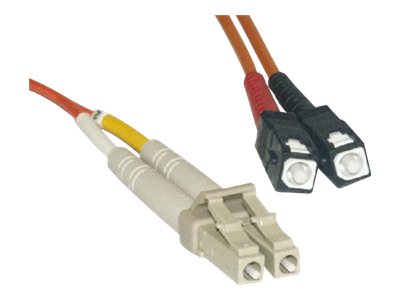 MCL FJOM2/SCLC-1M - Jarretière optique OM2 duplex multimode 50/125 - SC / LC-1m