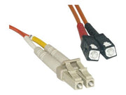 MCL FJOM2/SCLC-1M - Jarretière optique OM2 duplex multimode 50/125 - SC / LC-1m