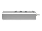 EATON TRIPPLITE USB 3.0 SuperSpeed to Gigabit Ethernet NIC Network Adapter with 3 Port USB 3.0 Hub