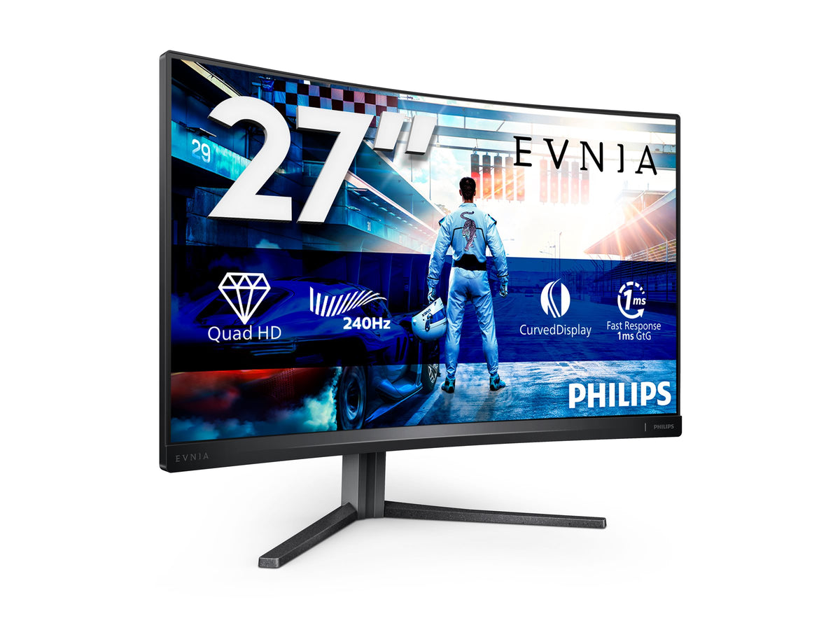 PHILIPS 27M2C5500W/00 27p VA Curved QHD 240Hz 400cd/m2 1ms 2xHDMI2.0 DP1.4 USB 3.2 PIP HAS