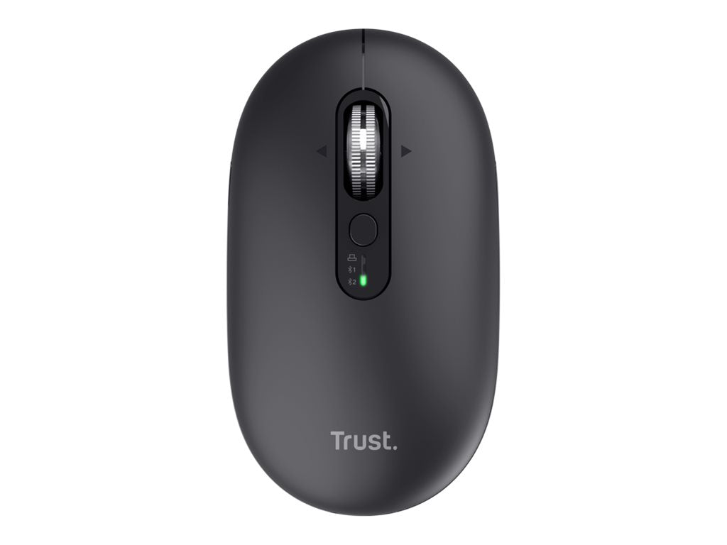 TRUST Souris sans fil SERON hyperscroll multi-connexion rechargeable noir