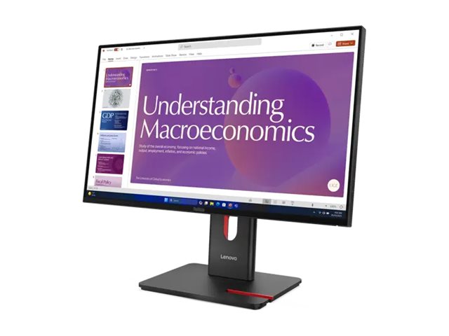 LENOVO ThinkVision T24d-40 LED Écran 24p 1920x1080 Full HD (1080p) 120Hz HDMI DisplayPort USB-C Dock 96W DaisyChain Spk