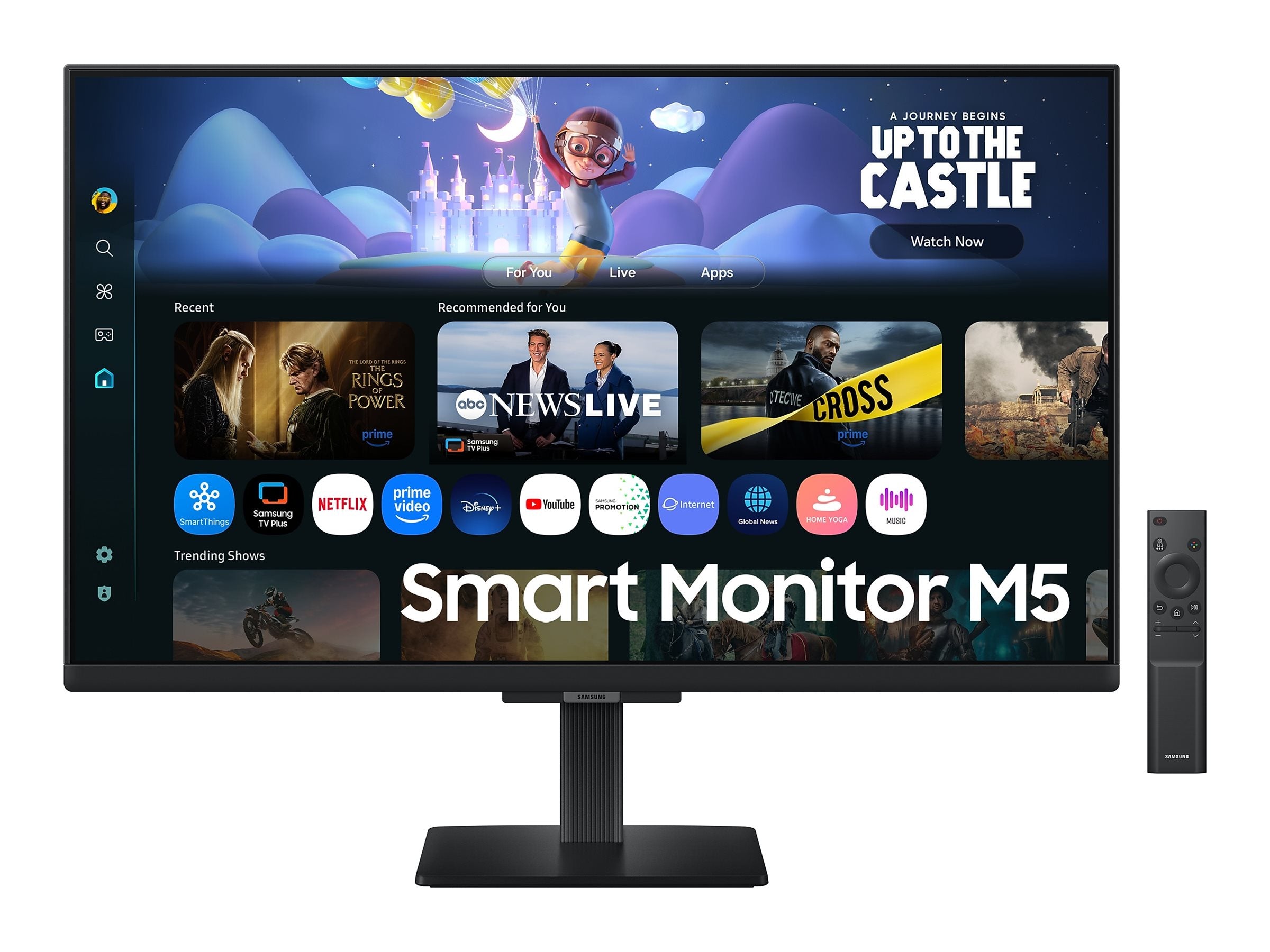 SAMSUNG LS27FM500EUXEN 27p FHD Smart Monitor M50F IPS Panel 60Hz Game Mode Eye Saver Mode & Flicker Free 2x HDMI