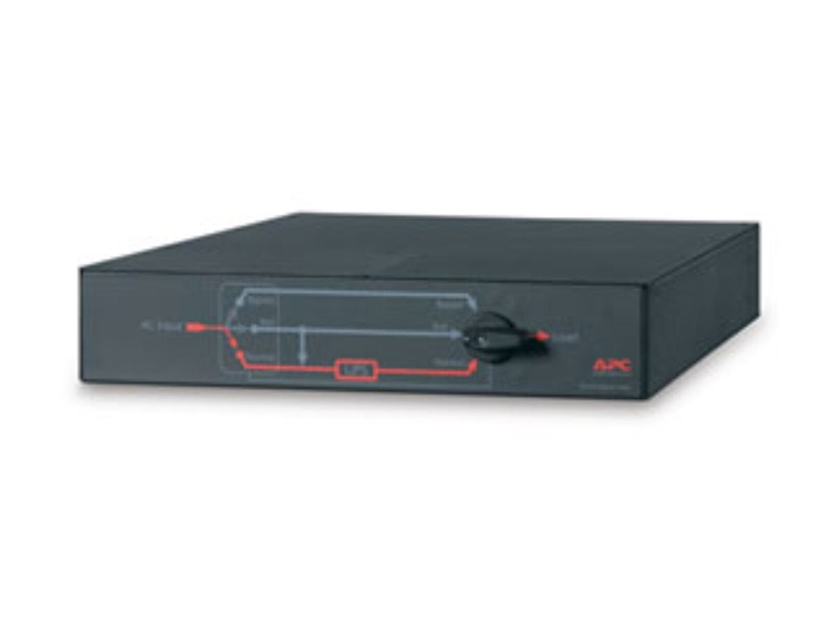 APC Service Bypass Panel Bypass switch rack-mountable AC 230V output connectors 10 2U 19 Black