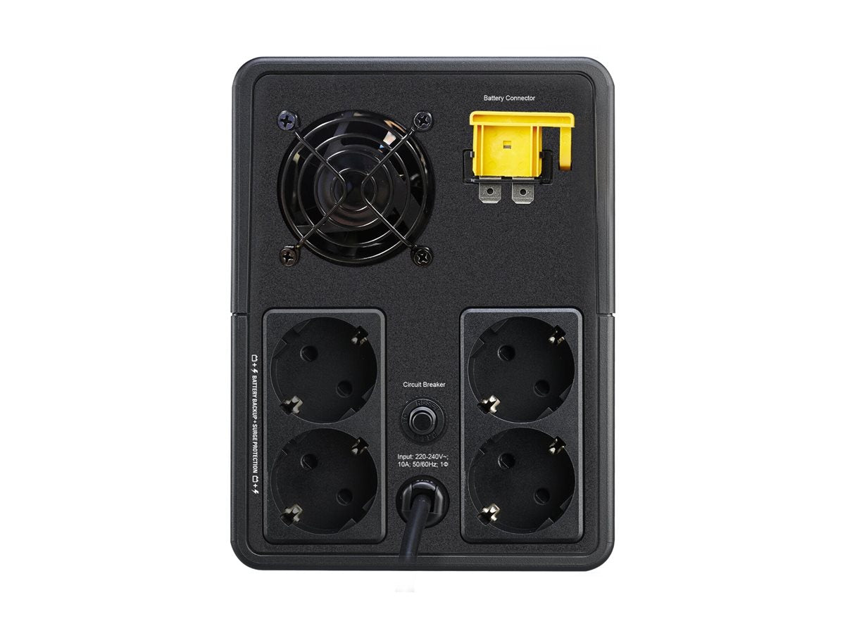 APC Easy UPS BVX Series BVX2200LI-GR UPS AC 220-240V 1200Watt 2200VA 9Ah output connectors 4