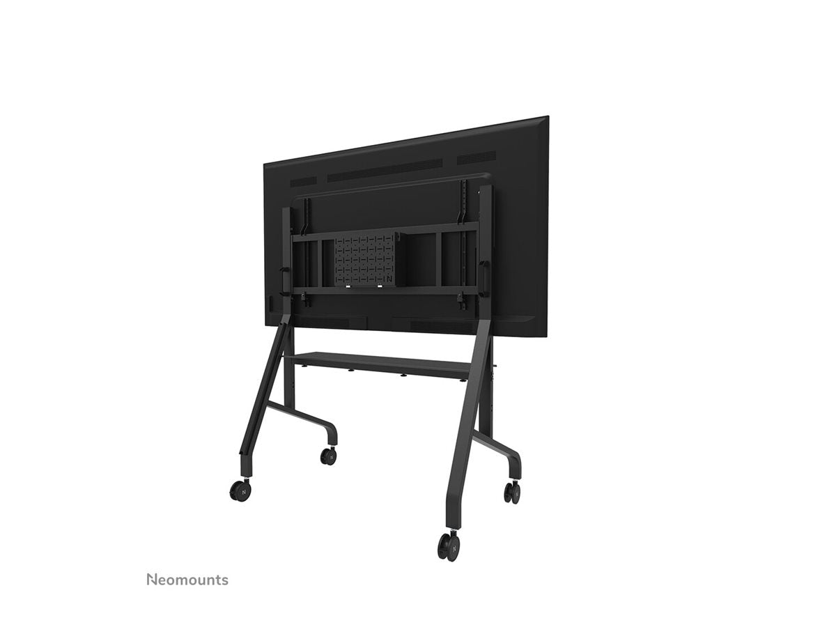 NEOMOUNTS FL50-575BL1 Support au sol mobile pour écran 65-110p - étagère multimédia incluse - installation rapide - TÌV