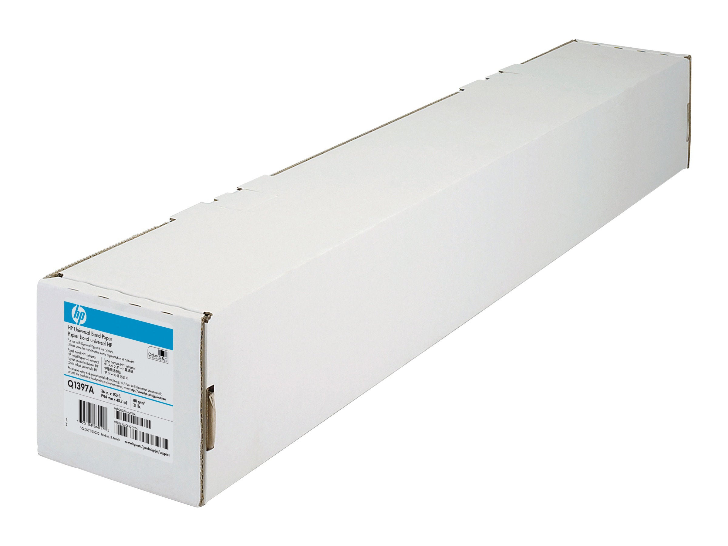 HP UNIVERSAL bond  papier blanc inkjet 80g/m2 A1 1 rouleau pack de 1 594mm  x 91.4m