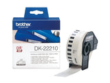 BROTHER Ruban continu Papier, Noir/Blanc, Largeur 29 mm