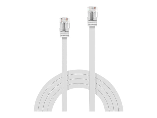 LINDY Cat.6 Ribbon Patch Cable Unshielded White 5m Without Shielding