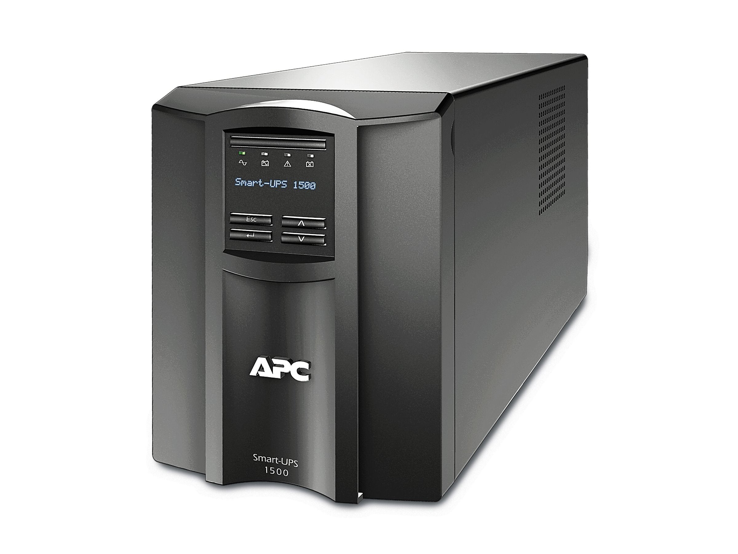 APC Smart-UPS SMT1500IC UPS AC 220/230/240V 1000Watt 1500VA RS-232 USB output connectors 8 Black with APC SmartConnect