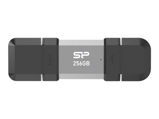 SILICON POWER Pendrive C51 256Go USB-A USB-C 200Mo/s Silver