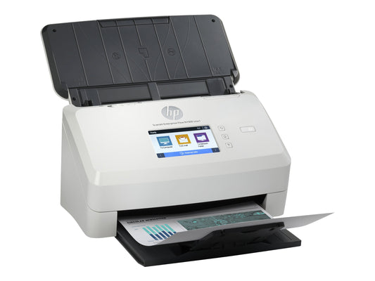 HP ScanJet Enterprise Flow N7000 snw1 Document scanner CMOS CIS Duplex 216x3100mm 600x600dpi 75ppm ADF 80sheets 7500scans LAN Wi-Fi