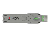 LINDY Clé pour bloqueur de port USB type A vert
