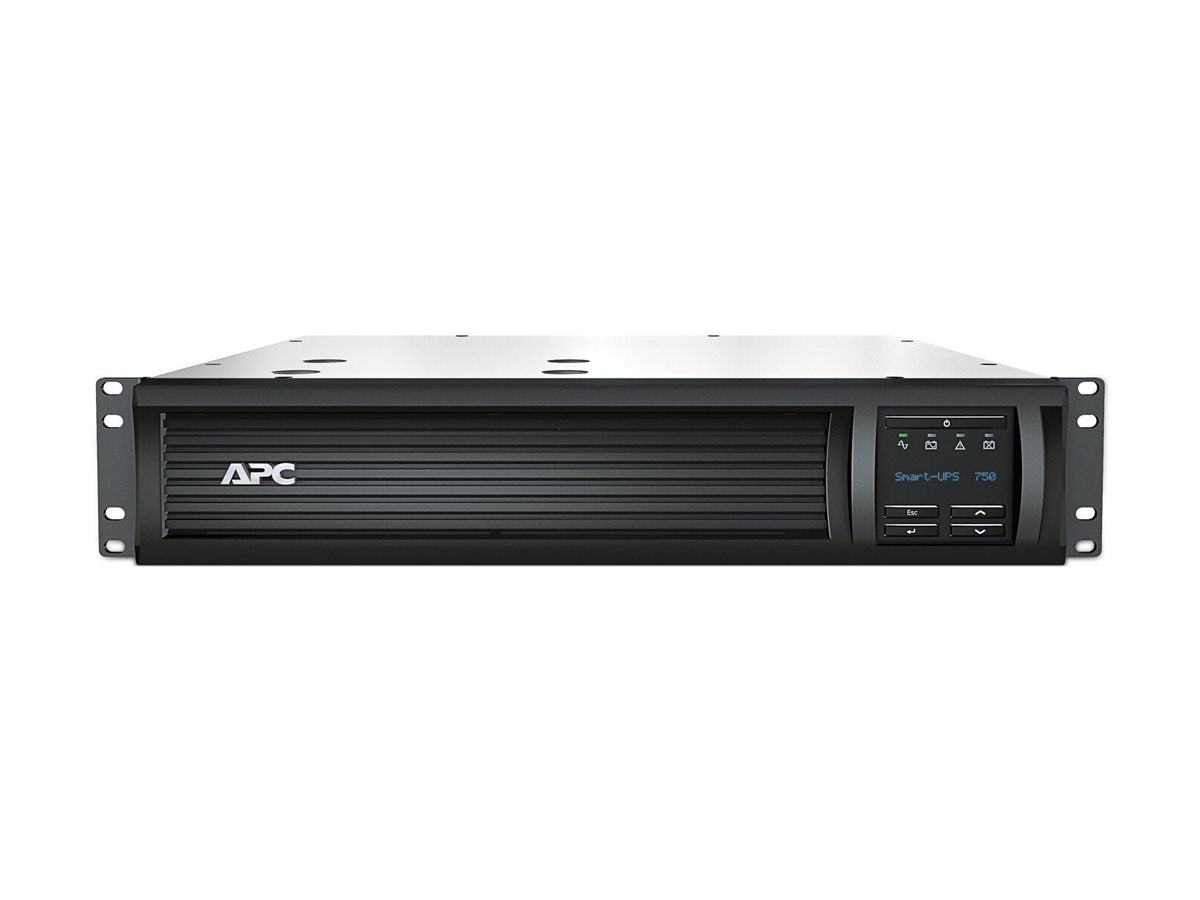 APC Smart-UPS 750VA LCD RM UPS Rack AC 230V 500Watt 750VA Ethernet RS-232 USB oc 4 2U BK with APC UPS Network Management Card
