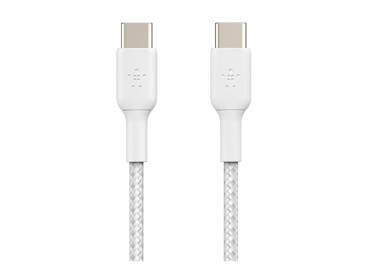 BELKIN BOOST CHARGE USB-C to USB-C Cable Braided 0.15m White