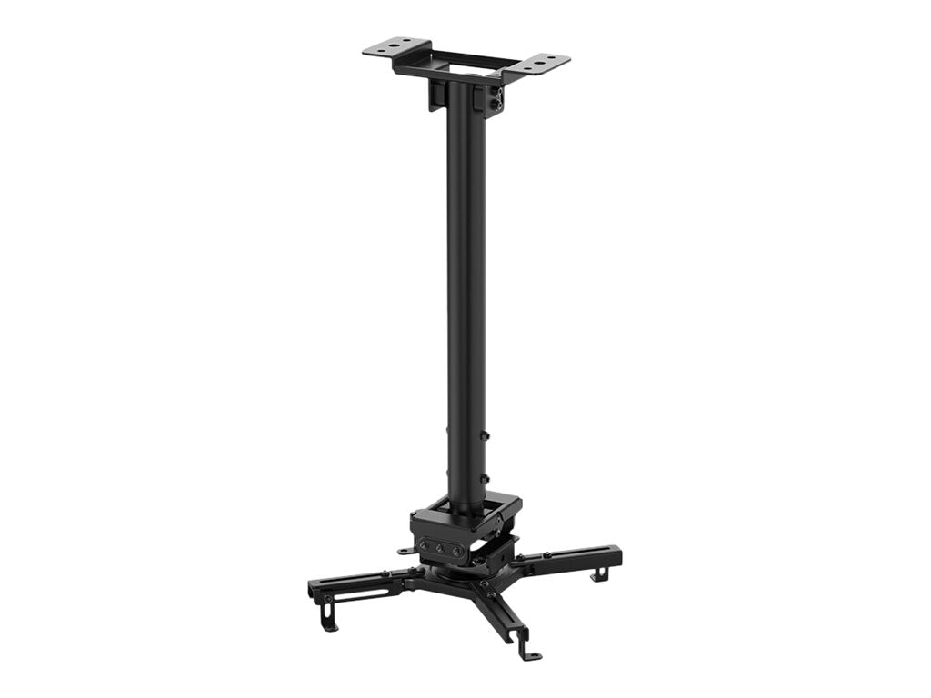 NEOMOUNTS CL25-540BL1 Support de plafond pour vidéoprojecteur - h 60.5-90.5 cm - installation facile - orientable