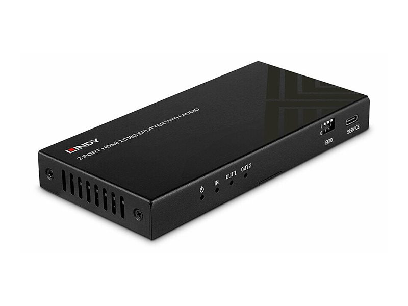 LINDY 2 Port HDMI 8K60 Splitter with Audio