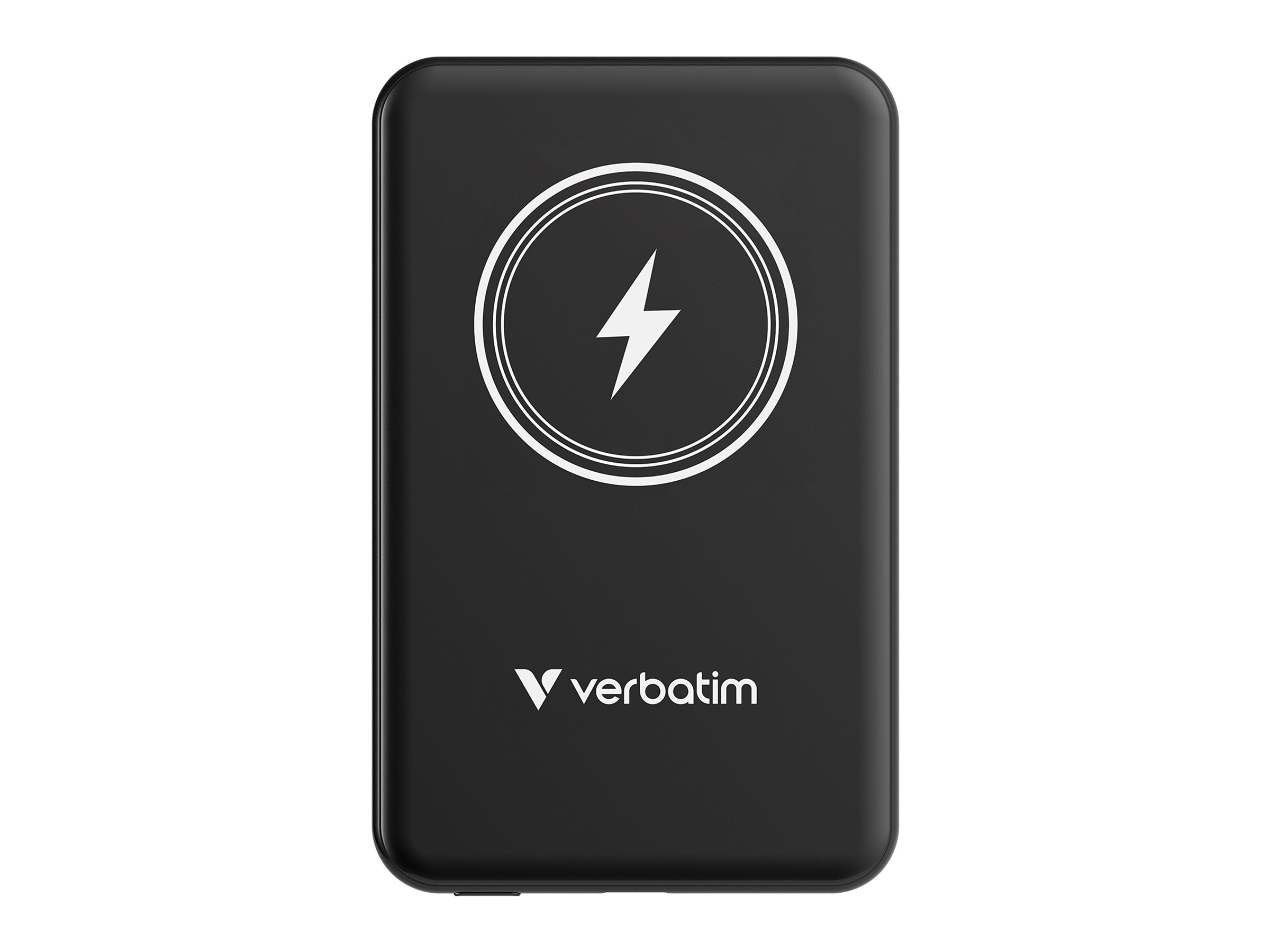 VERBATIM CHARGE N GO MAGNETIC WIRELESS POWER BANK 5000 BLACK WCF (P)