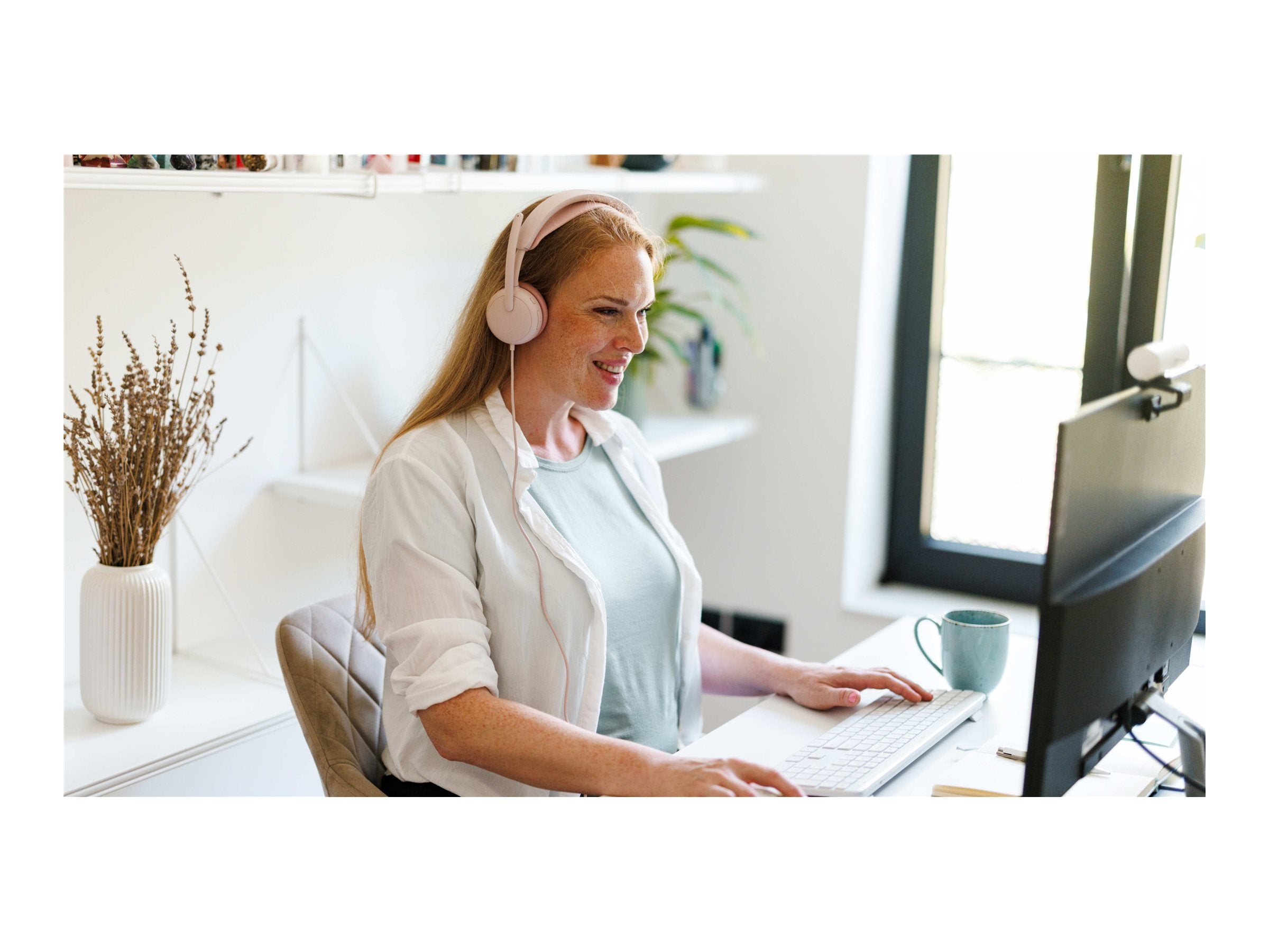 LOGITECH Zone Wired 2 Headset - Rose