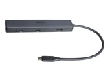 EATON TRIPPLITE USB-C Multiport Adapter 8K HDMI 3 USB Hub Ports Gigabit Ethernet 100W PD Charging HDR HDCP 2.3