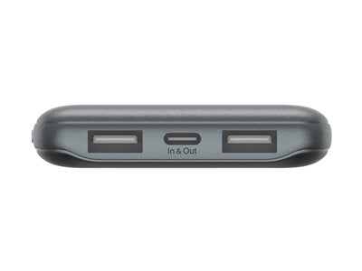 BELKIN 10k power bank 15w space grey