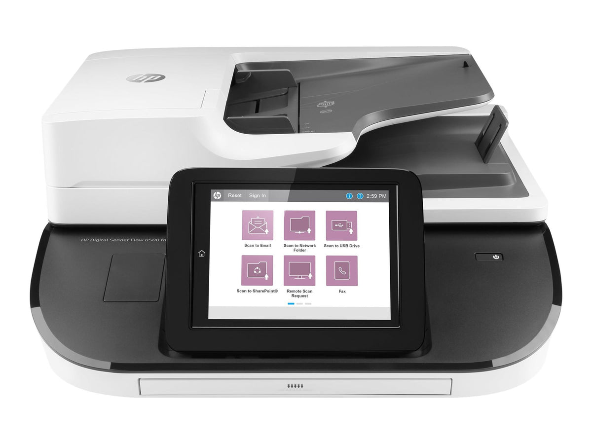 HP Digital Sender Flow 8500fn2 Document scanner CIS Duplex 216x864mm 600dpix600dpi 92ppm ADF 150sheets 10000scans USB LAN