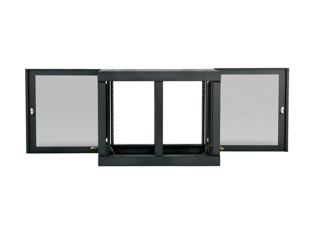 EATON TRIPPLITE 12U Wall Mount Rack Enclosure Server Cabinet Side Mount Wallmount Rack cabinet wall mountable Black 12U 19