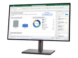 LENOVO ThinkVision -P27h-30 - 27p IPS - 2560x1440 16:9 - 350cd/m2 - HDMI - DisplayPort -USB Hub LAN/RJ45