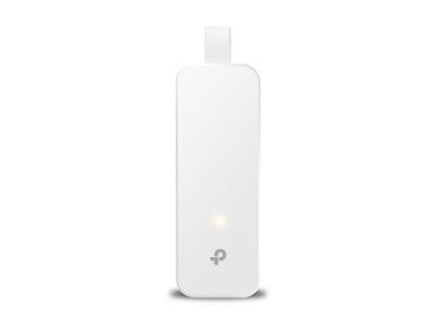 TP-LINK USB 3.0 to Gigabit Ethernet Adapter, 1 port USB 3.0 connector and 1 port Ethernet port