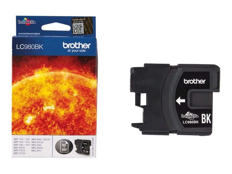BROTHER CARTOUCHE ENCRE NOIRE (300 PAGES) POUR DCP145C-165C, MFC250C-290C
