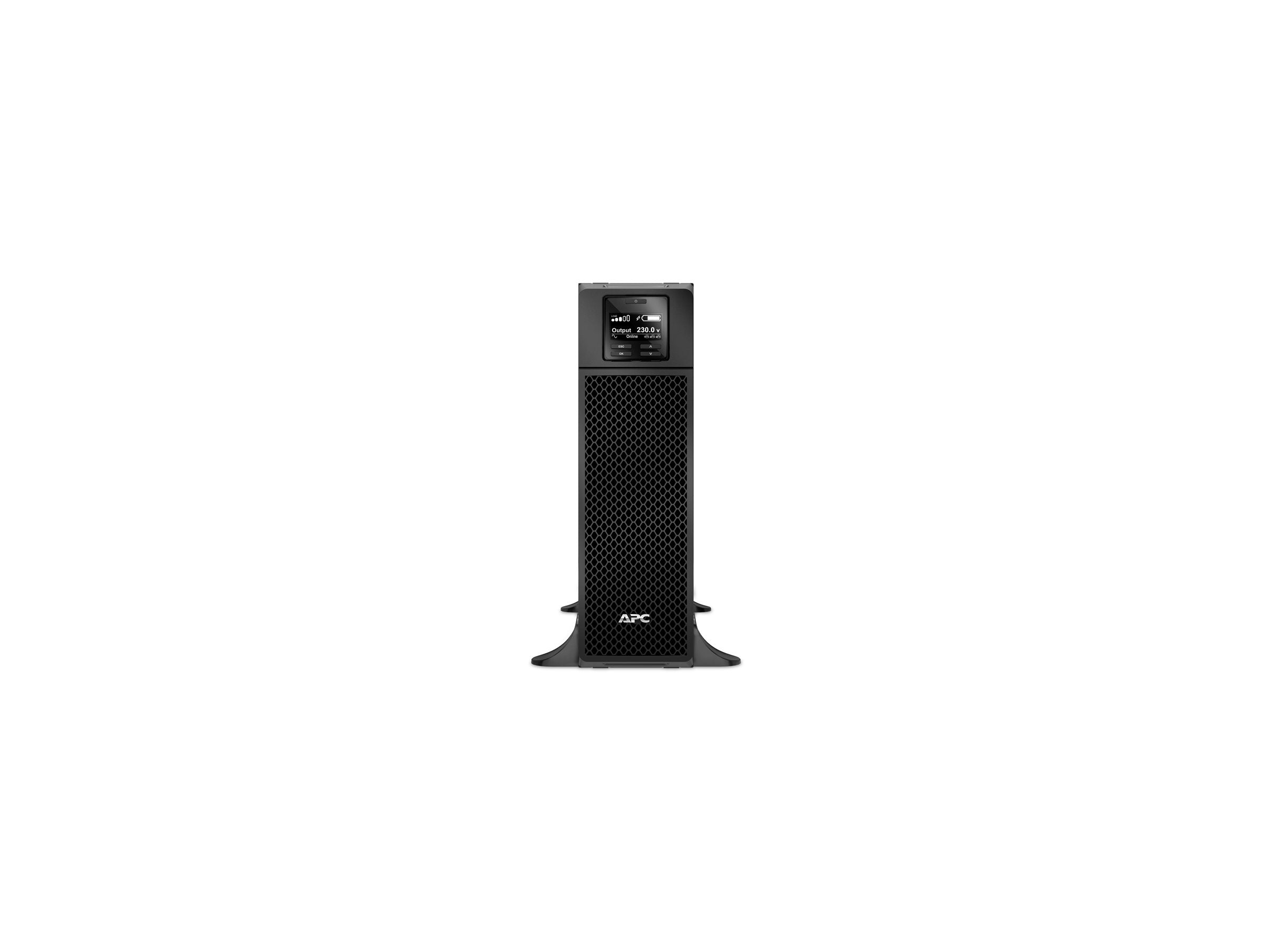 APC Smart-UPS SRT 5000VA UPS Rack AC 230V 4500Watt 5000VA Ethernet 10/100 USB output connectors 12 3U BK