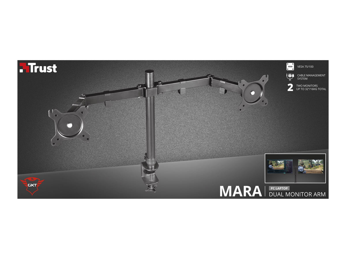 TRUST Support articulé MARA pour 2 écrans - GXT1120