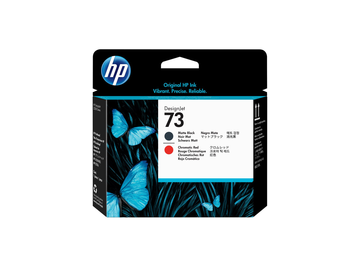 HP 73 original printhead CD949A chromatic red matte black and chromatic red 1-pack