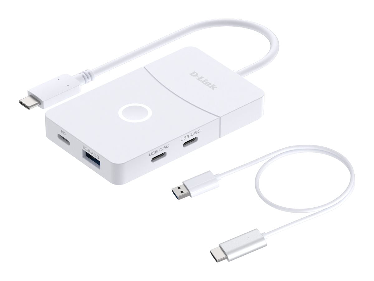 D-LINK Station daccueil USB-C 5-en-1 - Wireless HDMI