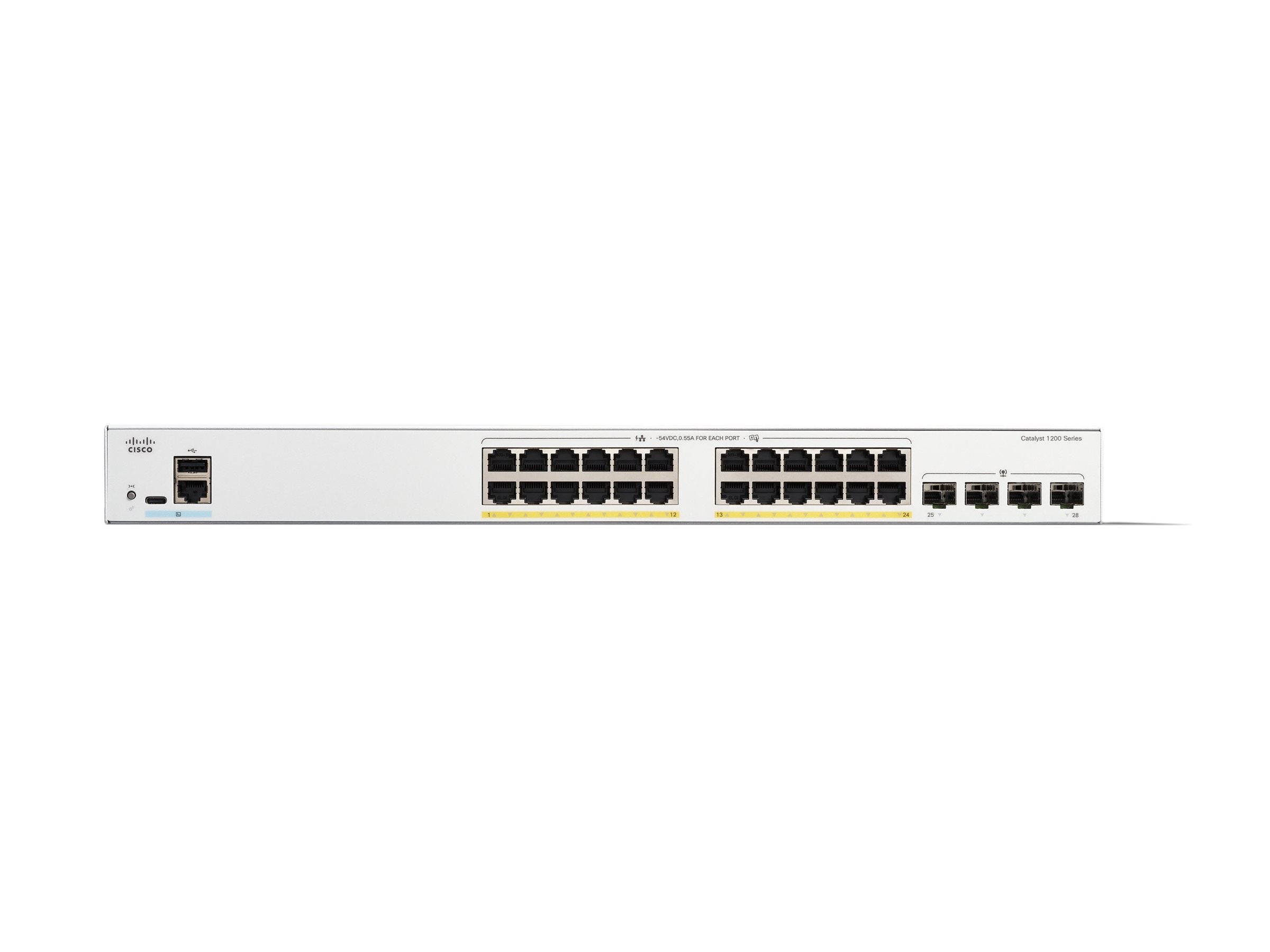 CISCO Catalyst 1200 24-port GE Full PoE 4x1G SFP