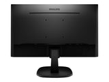 PHILIPS 243V7QJABF - Écran LED - 24 - 1920 x 1080 Full HD (1080p) - IPS - 250 cd/m² - 1000:1 - 5 ms - HDMI, VGA, DisplayPort - HP