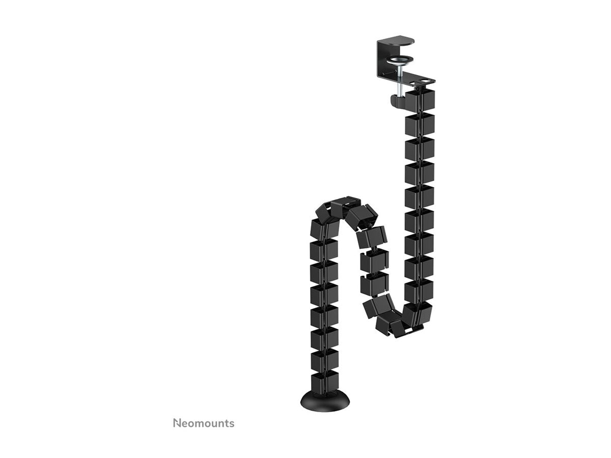 NEOMOUNTS Cable Spine Organizer for sit/stand desk frames clamp mounted black