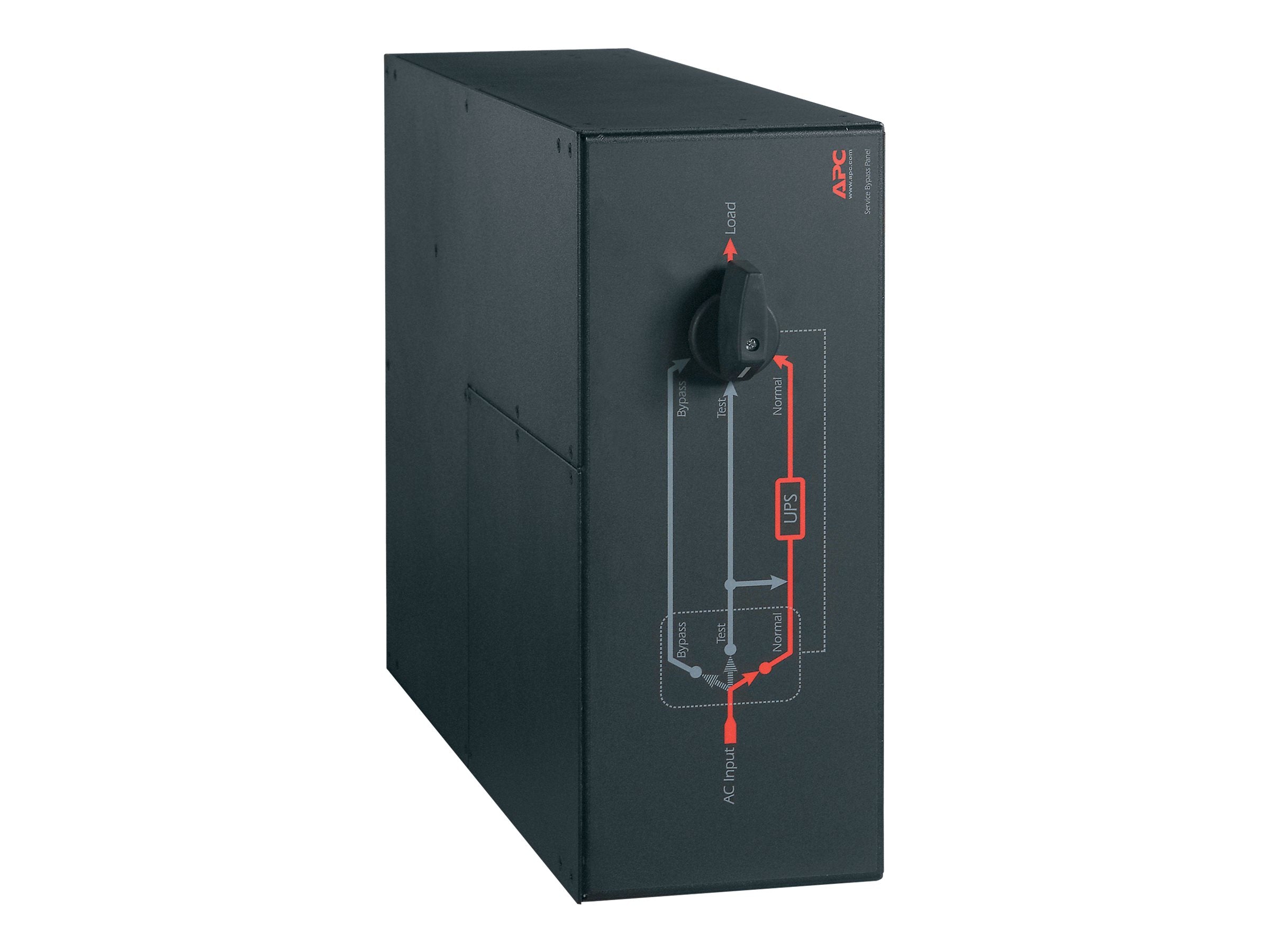APC Service Bypass Panel Bypass switch rack-mountable AC 230V output connectors 10 Black