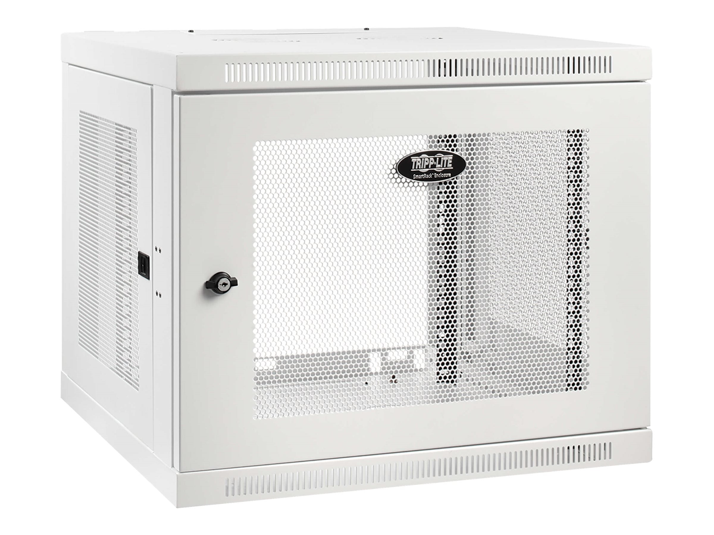 EATON TRIPPLITE Wallmount Rack Enclosure Cabinet 9U Switch Depth Deep White Rack enclosure cabinet wall mountable white 9U