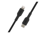 BELKIN BOOST CHARGE USB-C to Lightning Cable Braided 2M Black