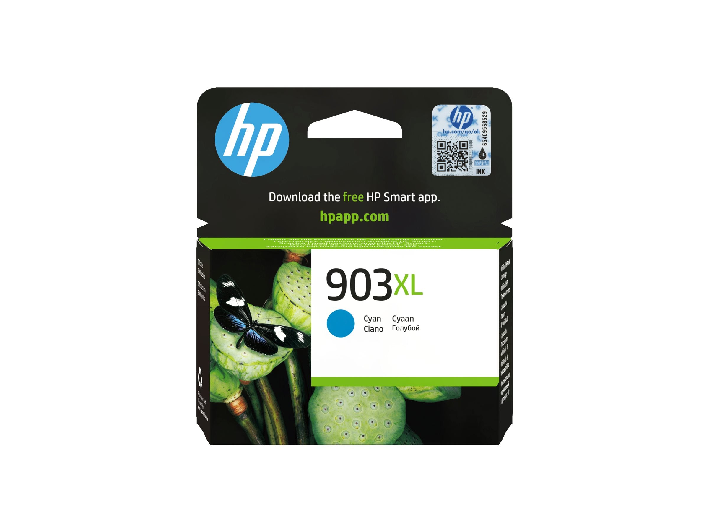 HP 903XL original Ink cartridge T6M03AE BGX Cyan High Yield 825 Pages