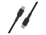 BELKIN BOOST CHARGE USB-C to USB-C Cable Braided 2m Black